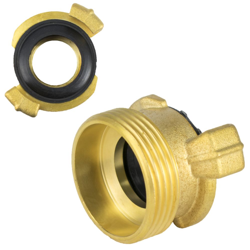 Bajonetová rychlospojka, vnější závit 5/4", mosaz, GEKA