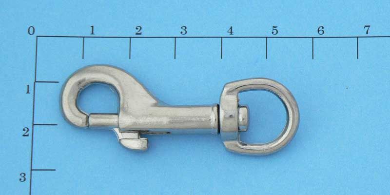 Karabina otočná, kulaté oko, 58 x 13mm