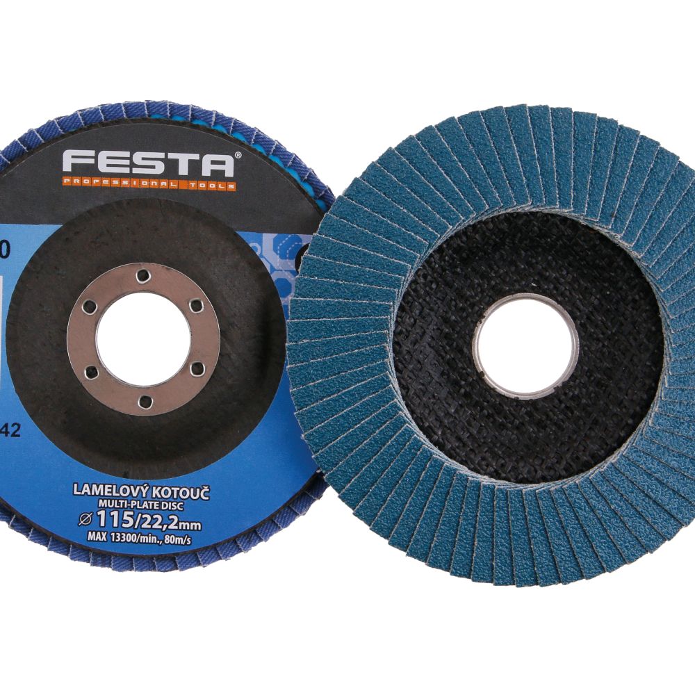 Kotouč lamelový, 115mm, P 80, FESTA
