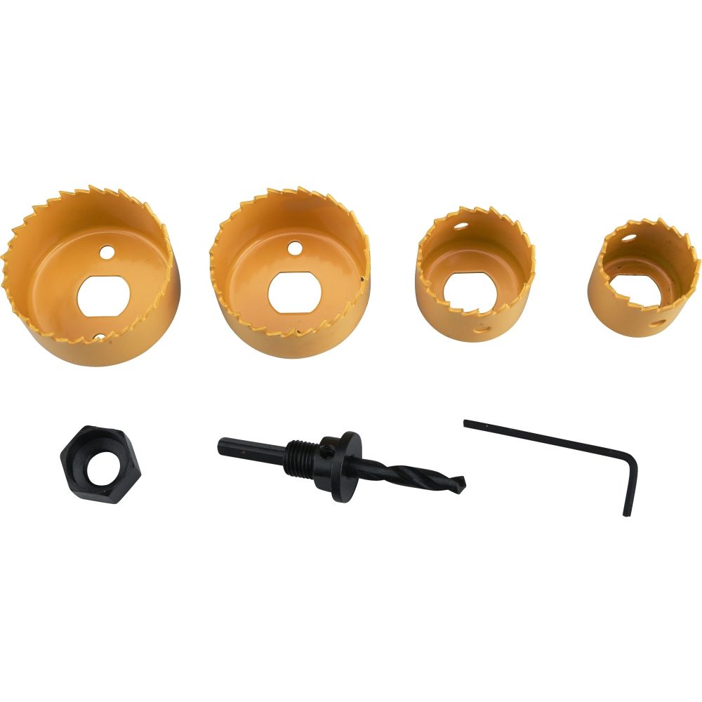 Vykružovací korunky, sada 6ks