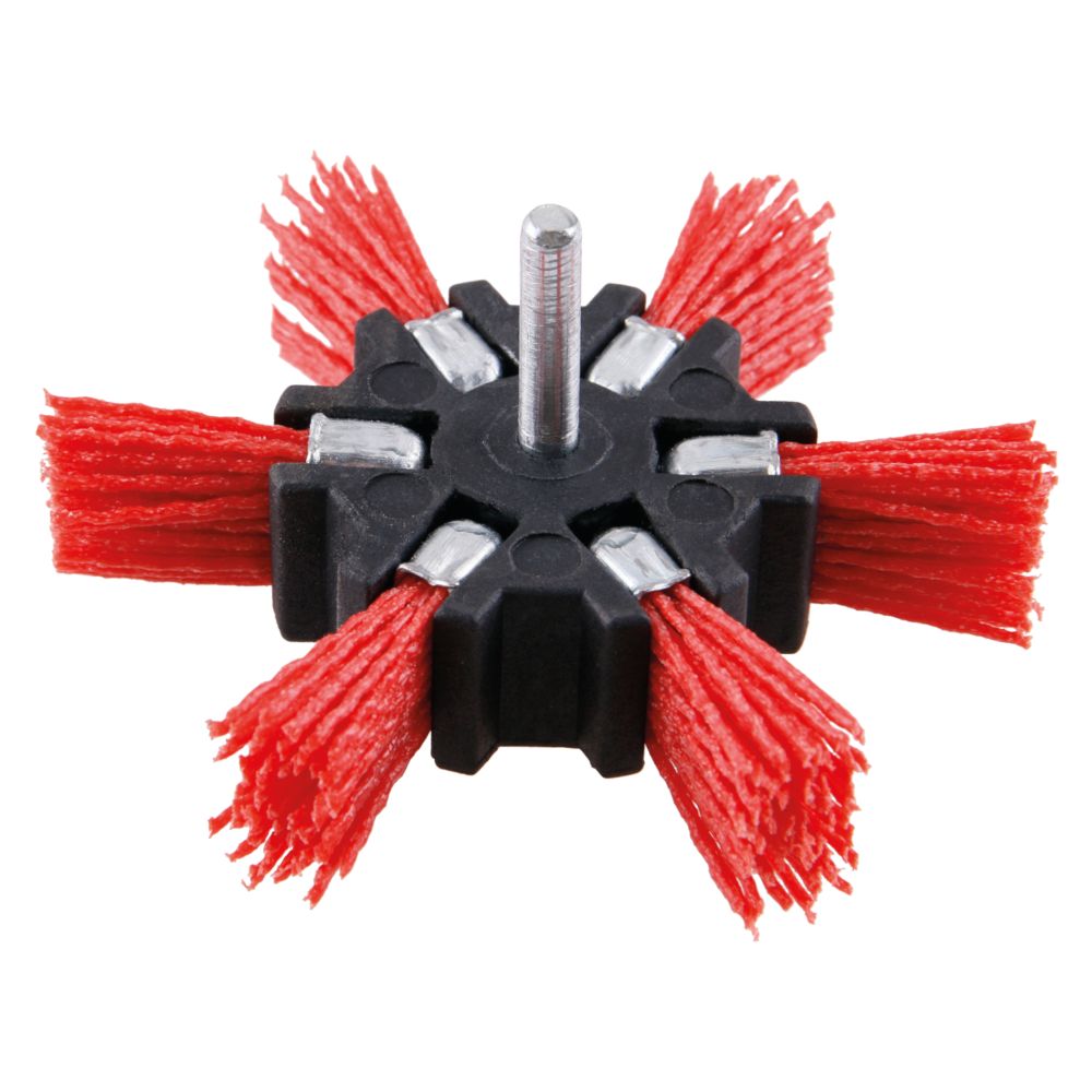 Kartáč rotační okružní, 100mm, NYLON segmentový, stopka, FESTA