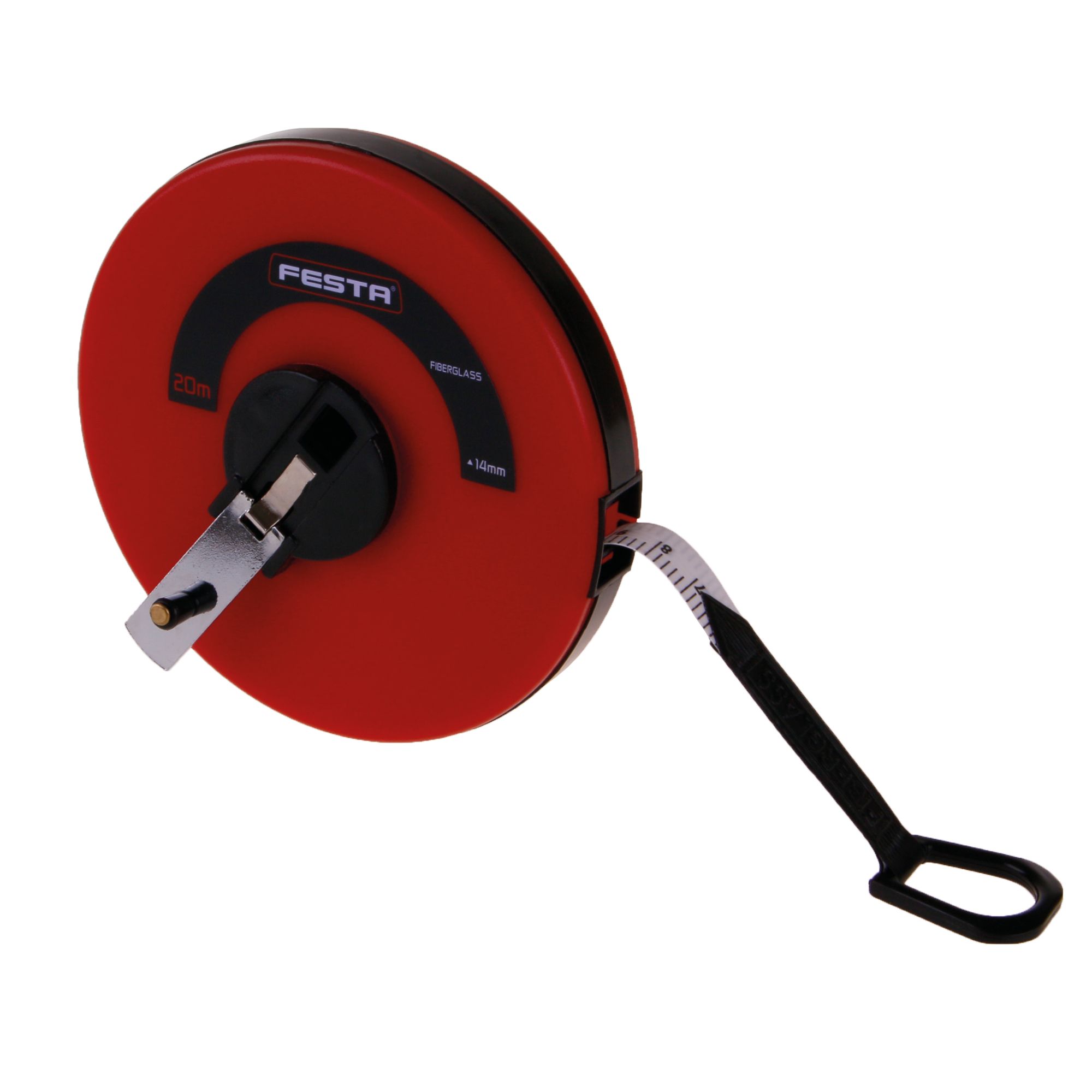 Pásmo měřicí sklolaminátové, 20m×13mm, FESTA