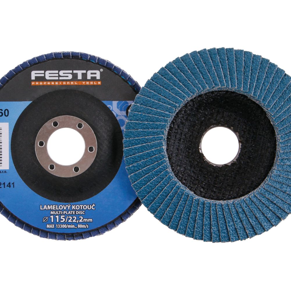 Kotouč lamelový, 115mm, P 60, FESTA