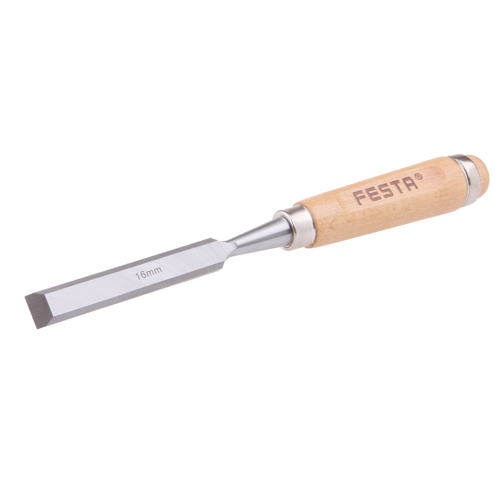Dláto 16mm, CrV, dřevěná rukojeť, FESTA