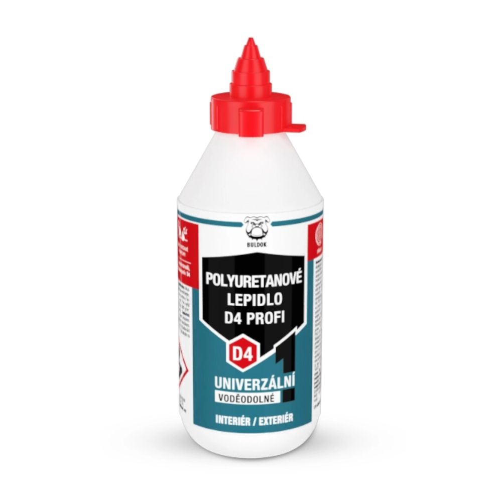Lepidlo polyuretanové D4, PROFI, 250g, BULDOK
