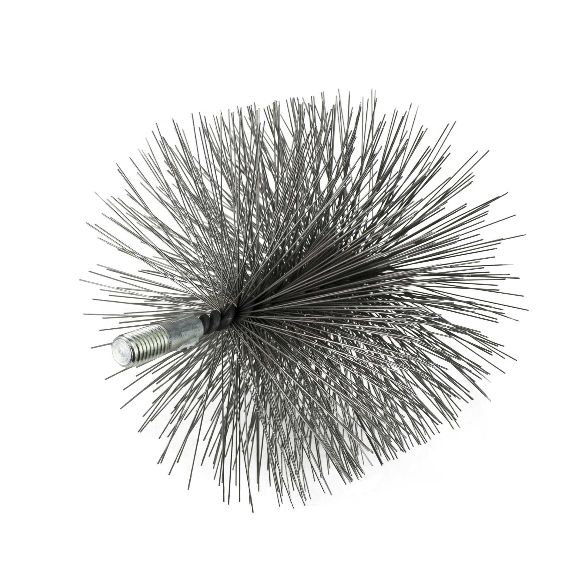 Kartáč komínový kulatý, 160mm, ocelový drát