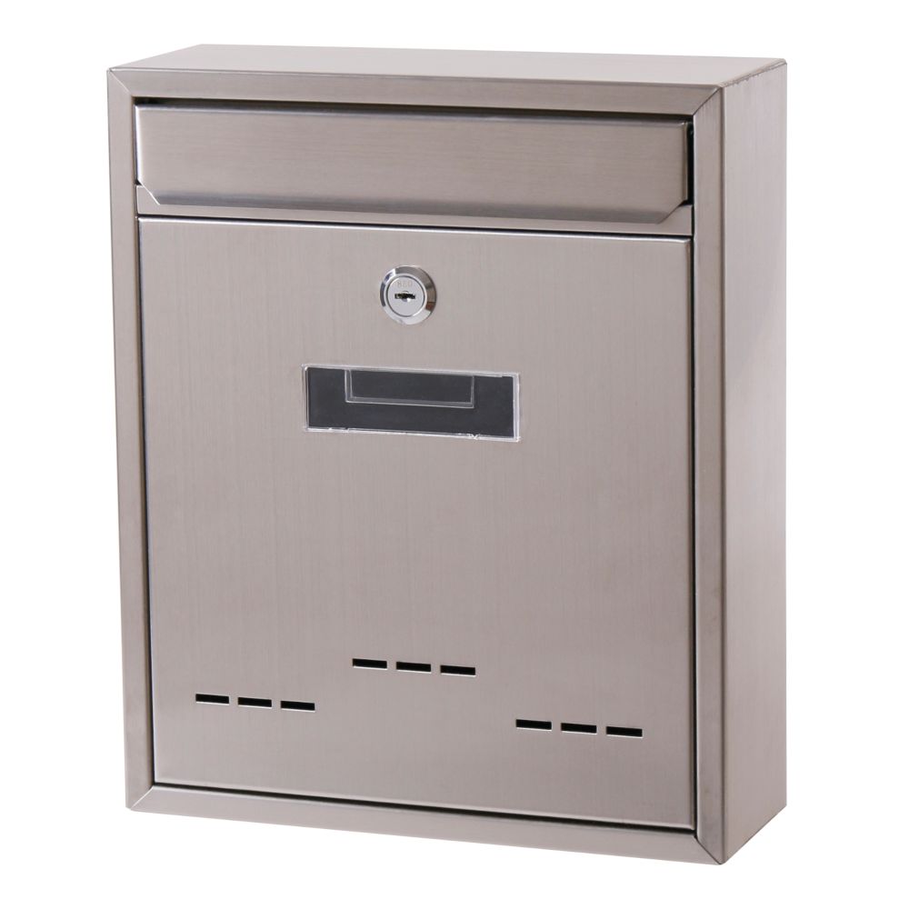 Poštovní schránka nerezová, 260x90x310mm, RADIM M.