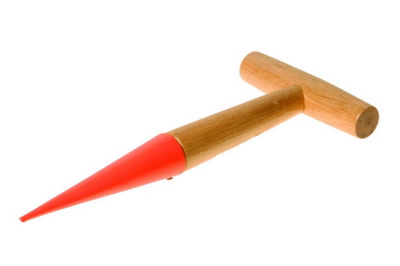 Kolík sázecí T, 28cm, kov+dřevo