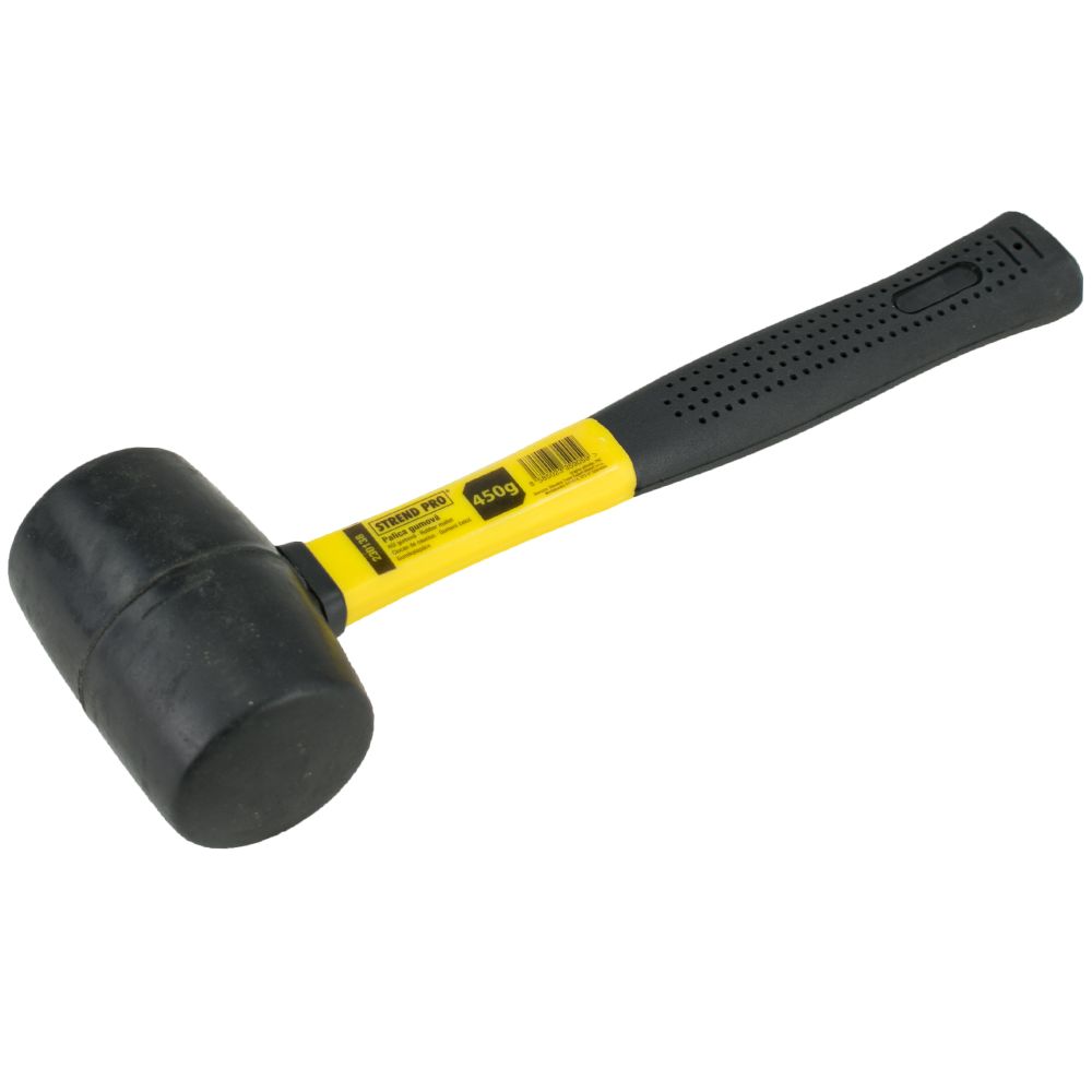 Palice gumová 450g, černá hlava, FG násada 30cm, STREND PRO