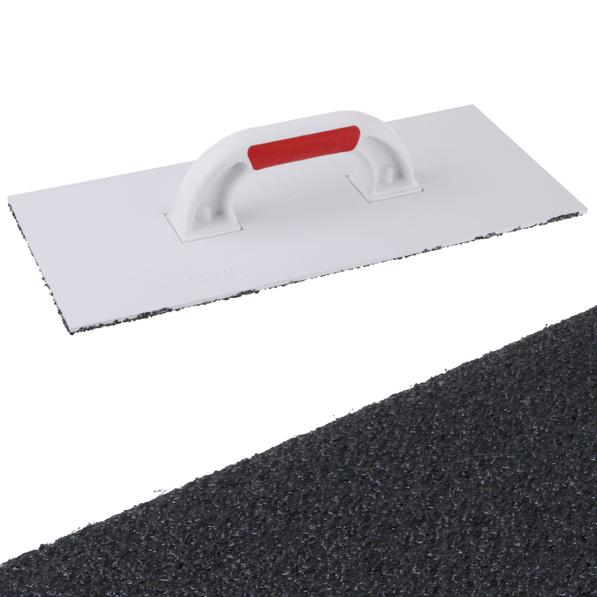 Hladítko brusné, na polystyrén, 400x180mm, plastové, FESTA
