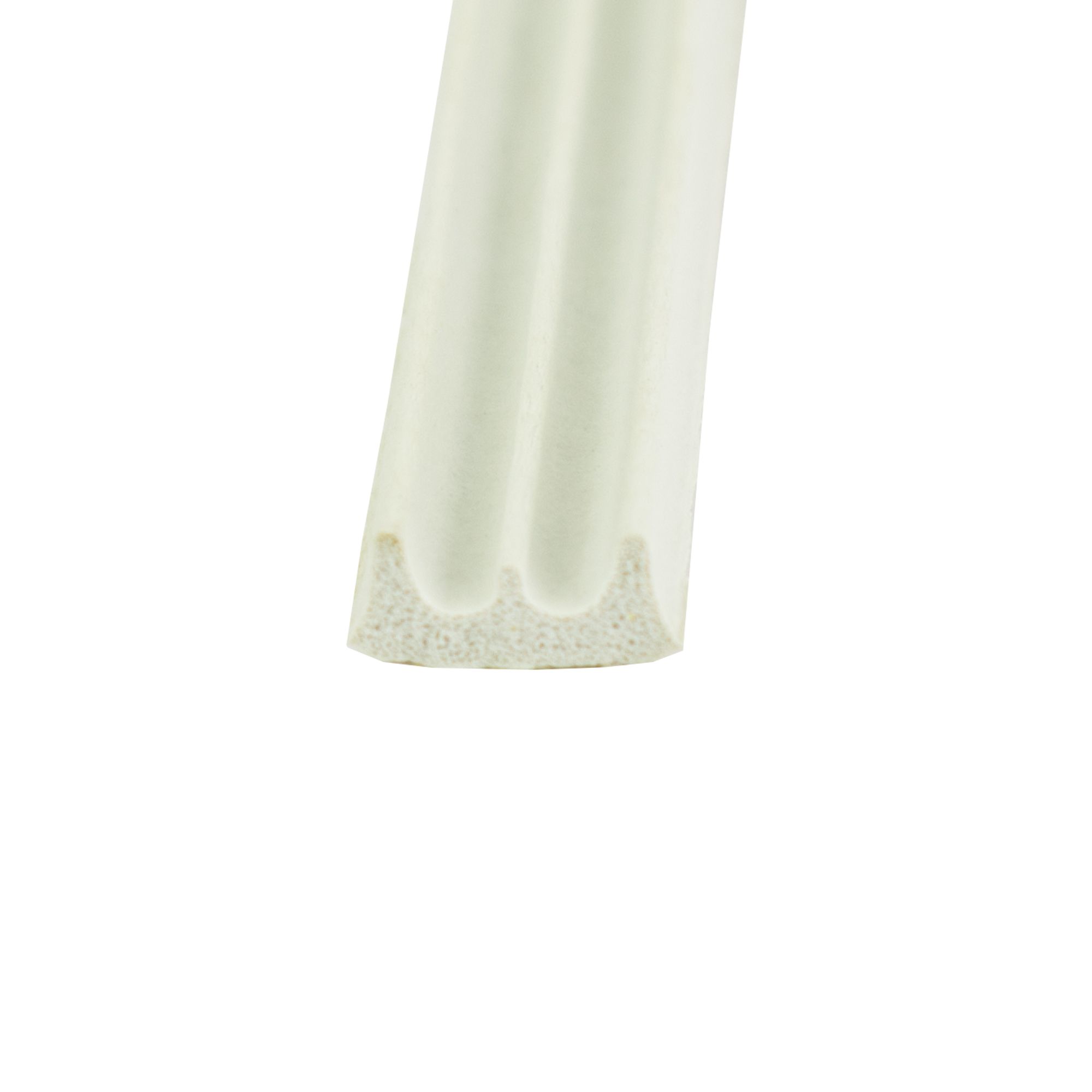 Těsnění do oken a dveří, profil E, 9x4mm, 6m, bílé, STOMIL