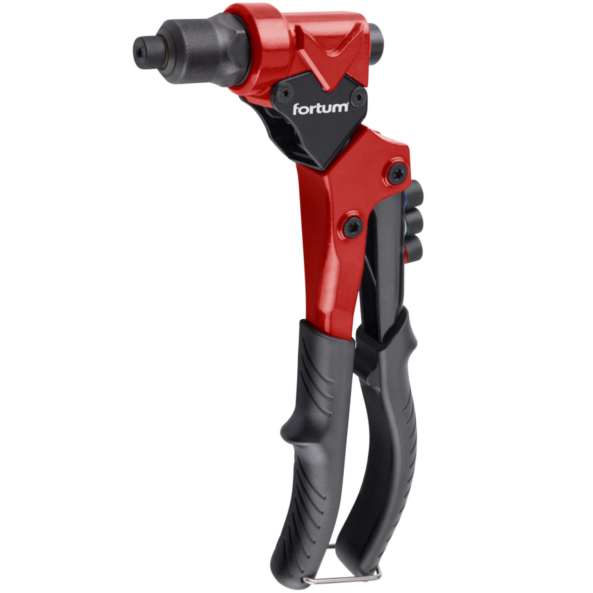 Kleště nýtovací s otočnou hlavou, COMBO, 260mm, matice, nýty, Cr-MoV, FORTUM