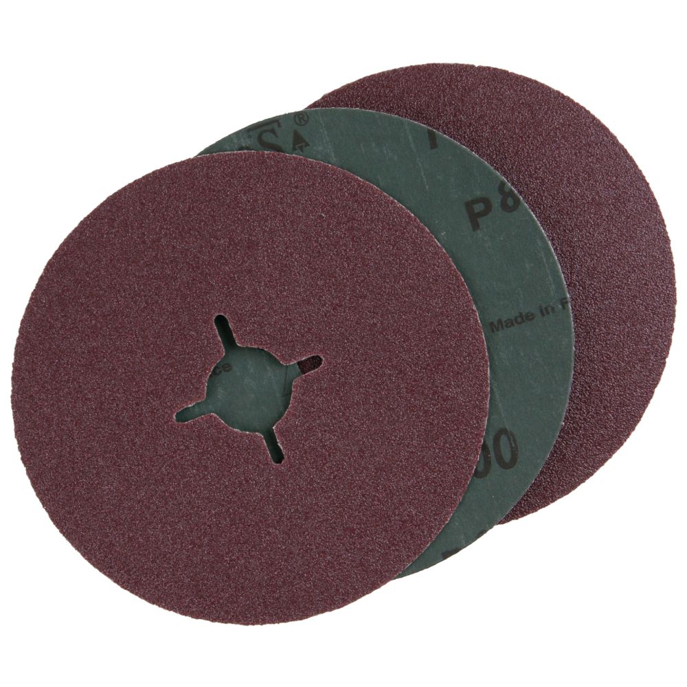 Kotouč fibrový, 125mm, P 80, sada 3ks, FESTA