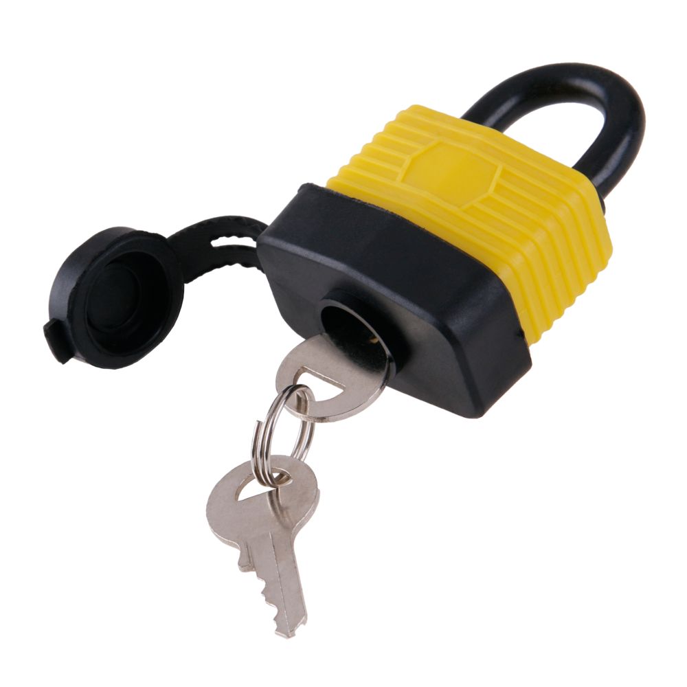 Zámek visací voděodolný 40mm, 3 klíče