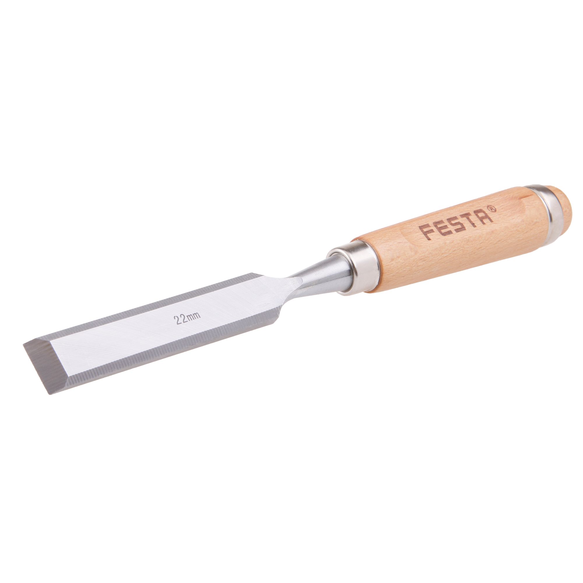 Dláto 22mm, CrV, dřevěná rukojeť, FESTA