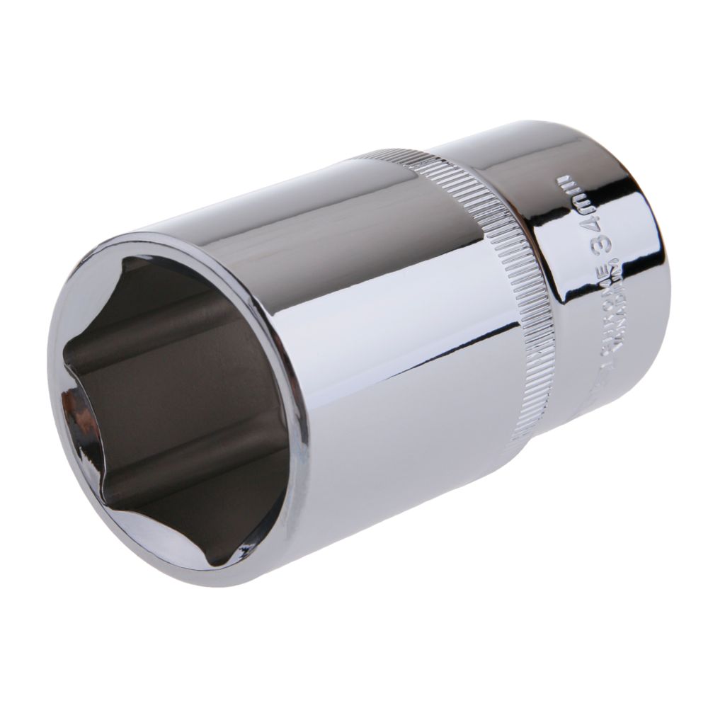 Gola hlavice 1/2", 34mm, prodloužená, CrV, FESTA