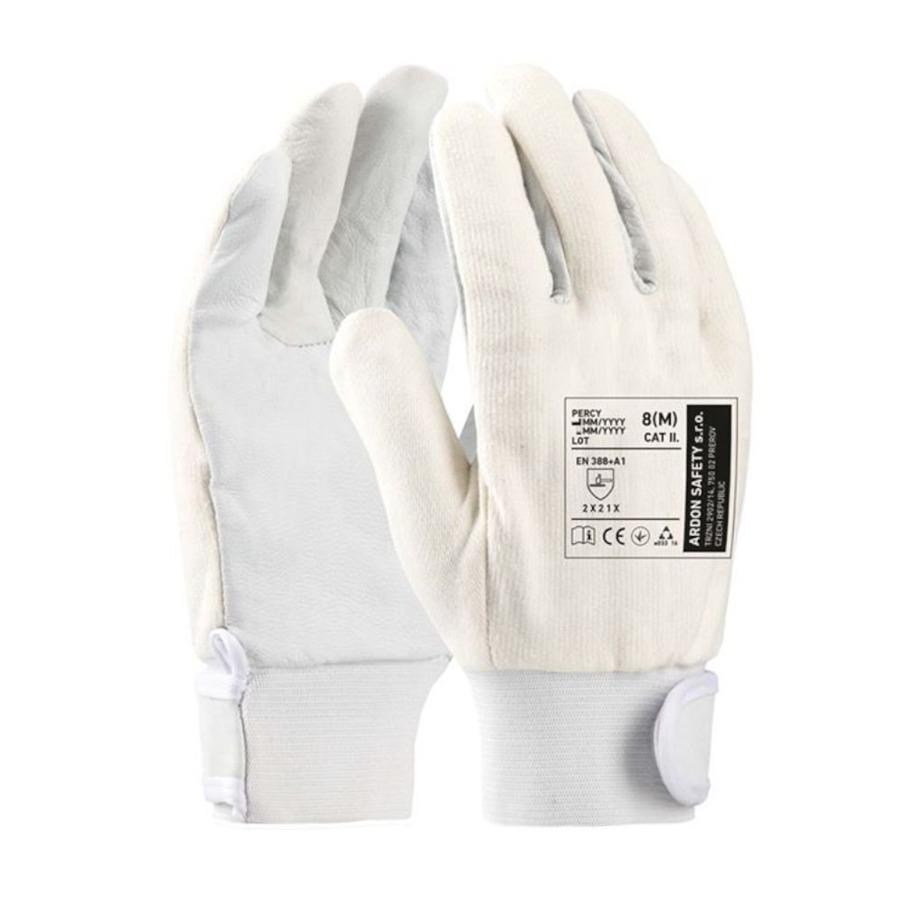 Rukavice kožené, PERCY, 8" (M), ARDON