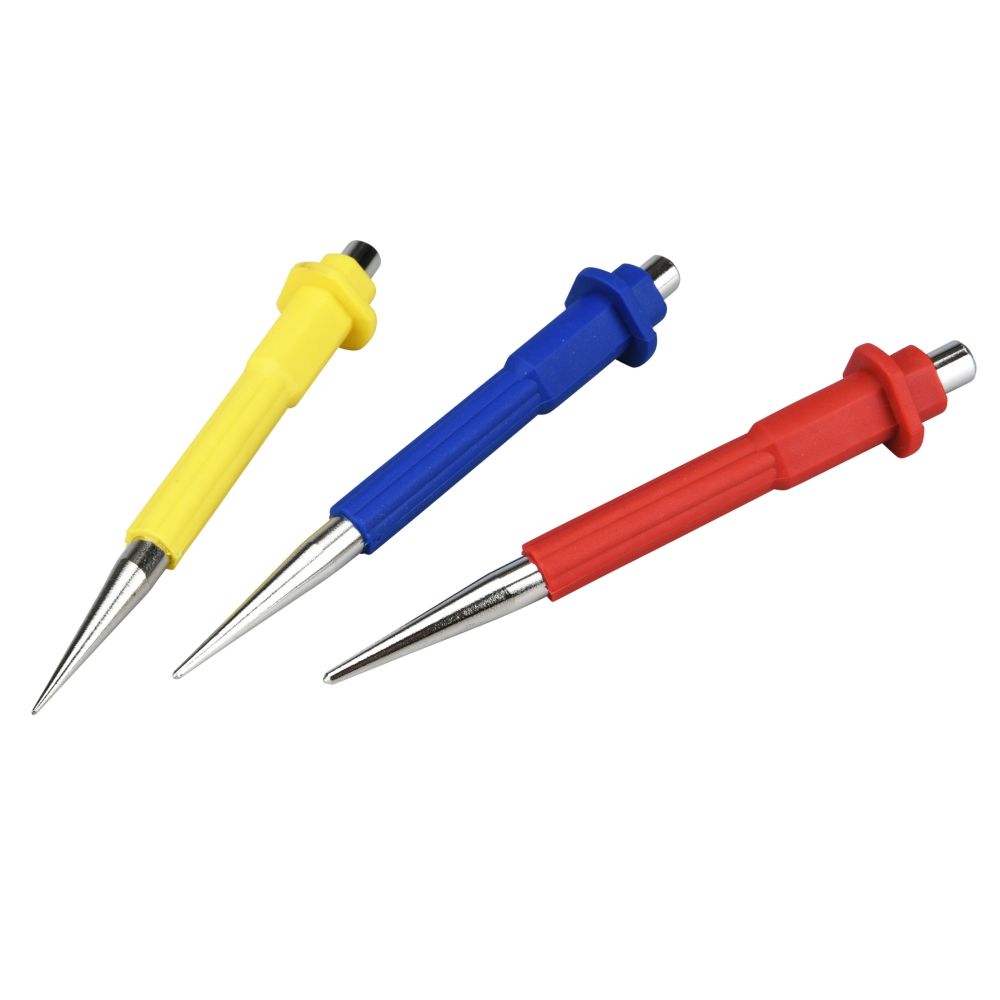 Důlčiky, sada 3ks, 0,8 - 2,5mm, EXTOL PREMIUM