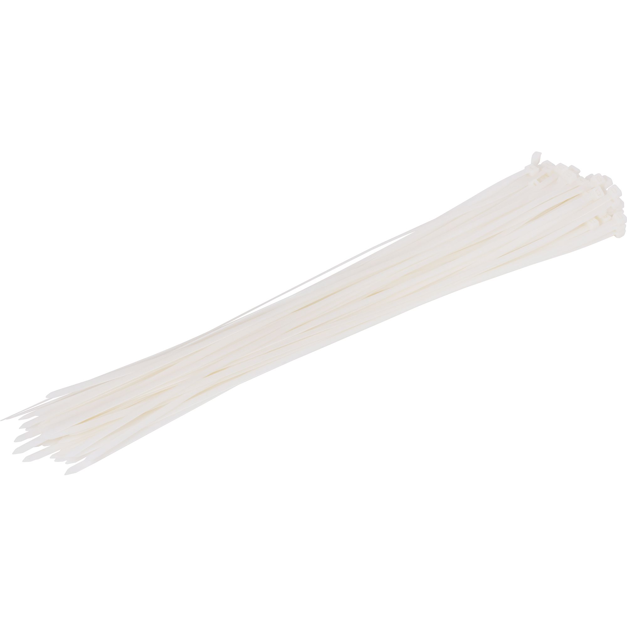 Pásek stahovací, 1000 x 9mm, bílý, nylon, balení 50ks