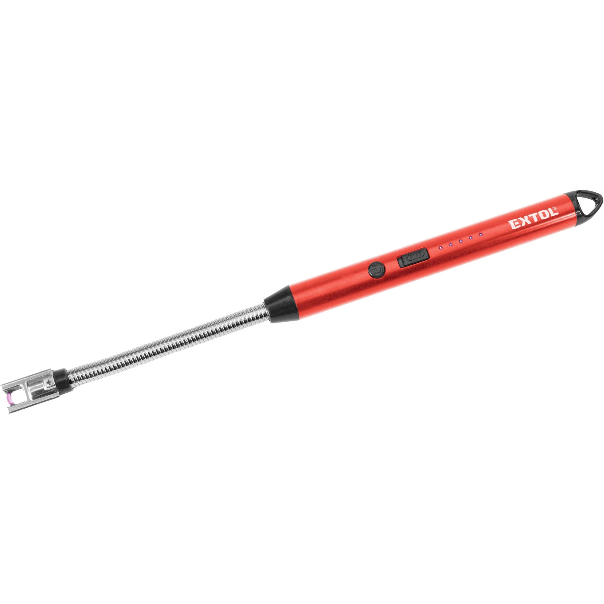 Zapalovač plazmový, USB nabíjení, flexibilní krk, 26 cm, EXTOL PREMIUM