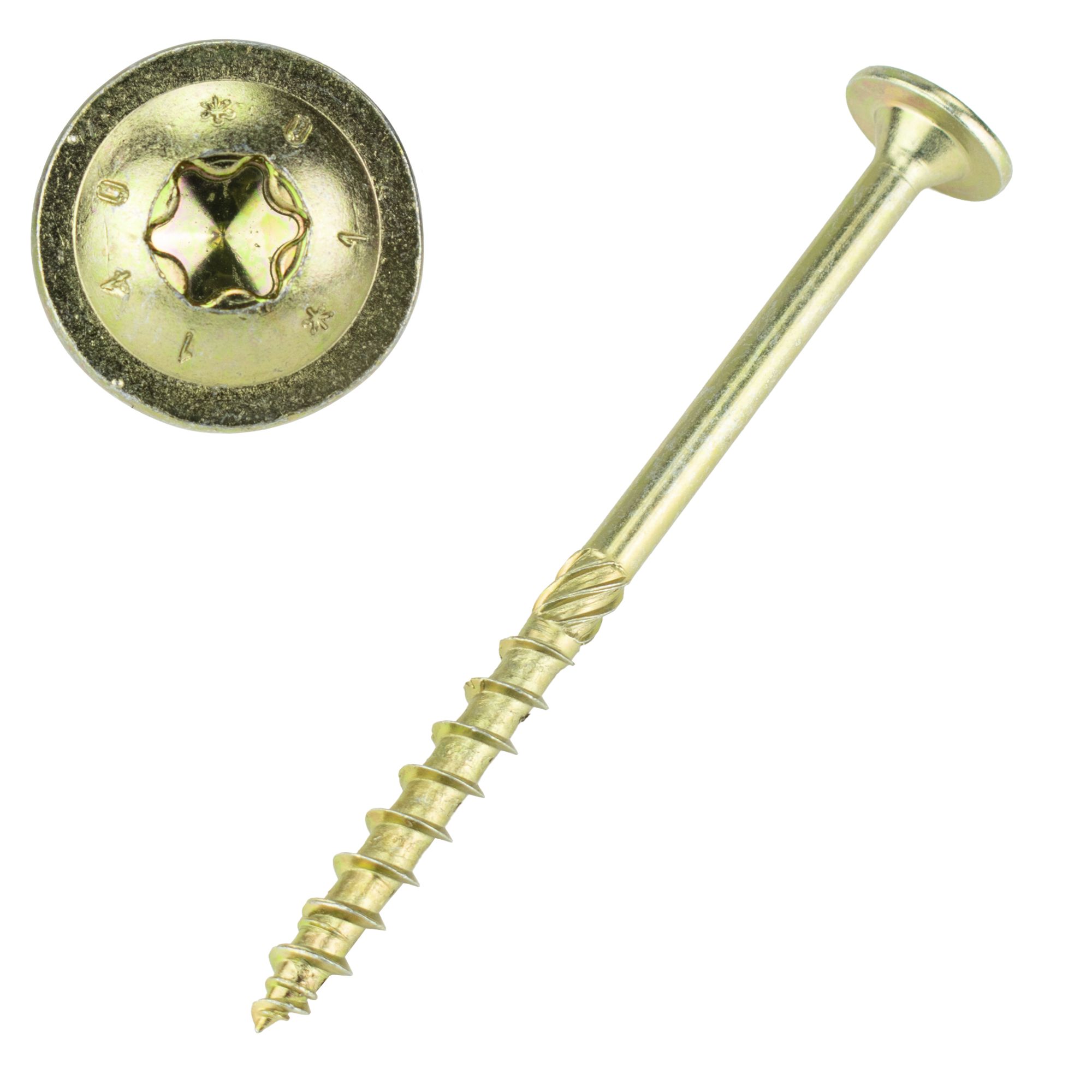 GPR vrut pro dřevostavby, 8 x 140mm, talířová hlava, ZŽ