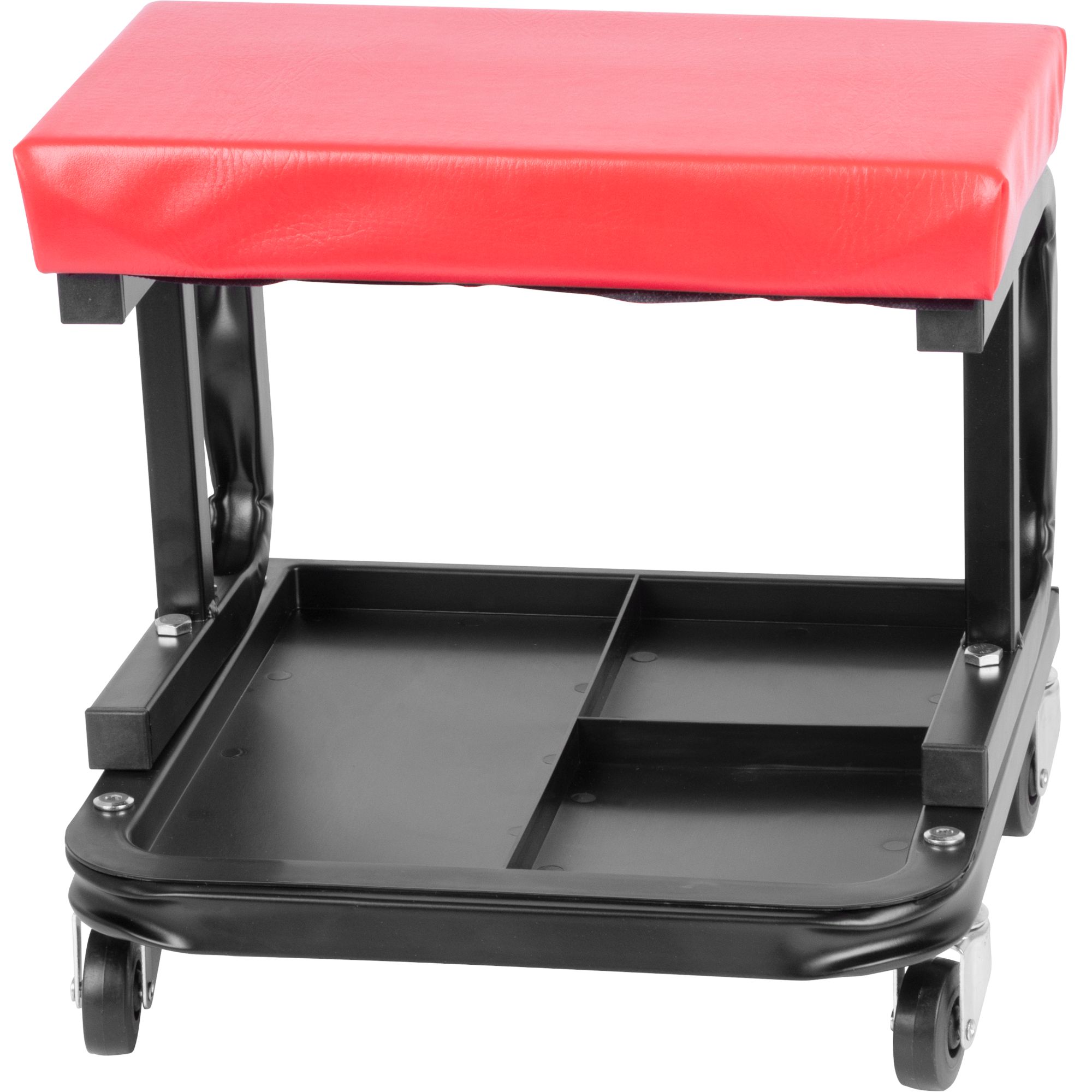 Sedátko montážní, na kolečkách, 36x36,5x36,6cm, max. 136kg, STREND PRO