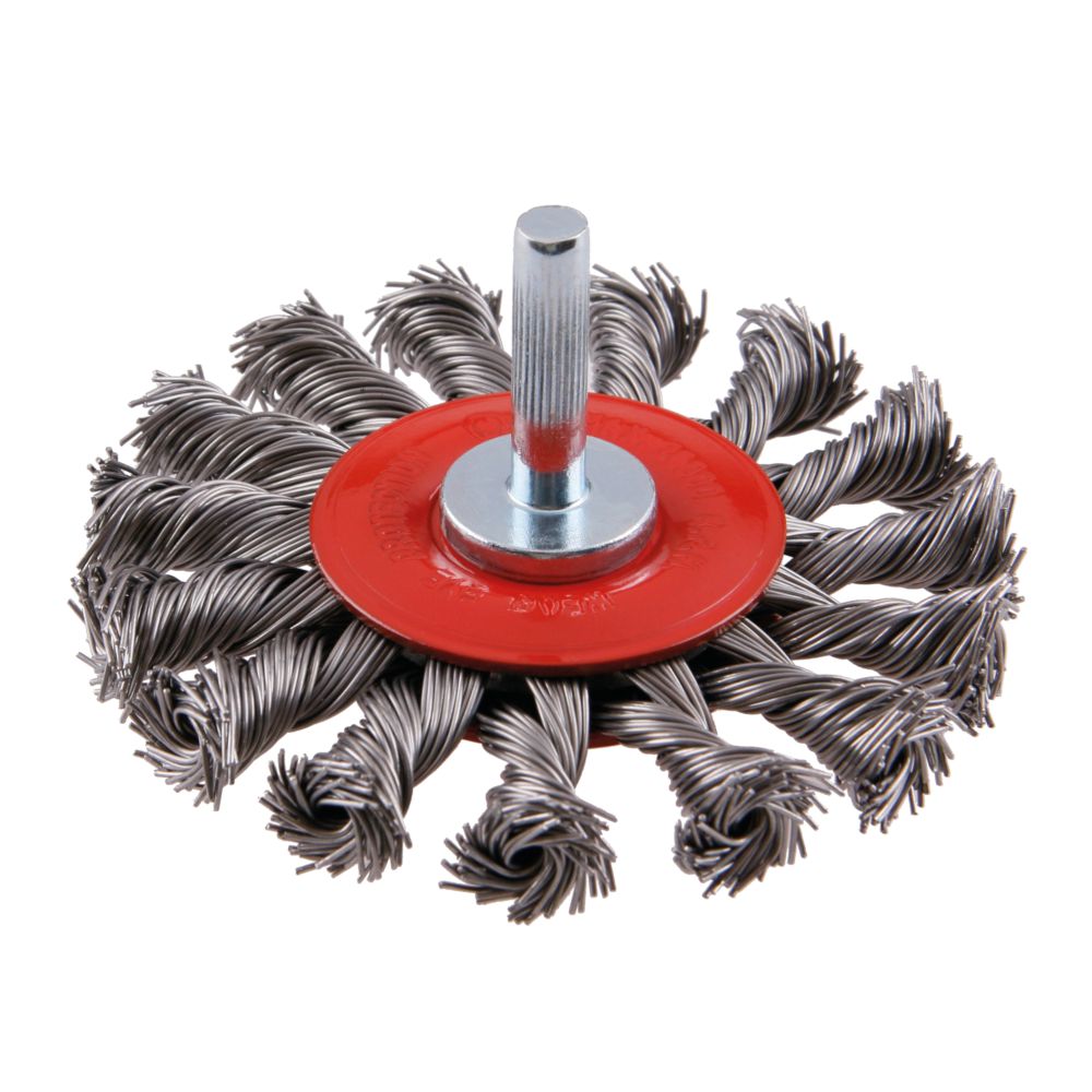 Kartáč rotační okružní, 75mm, copy, stopka, FESTA