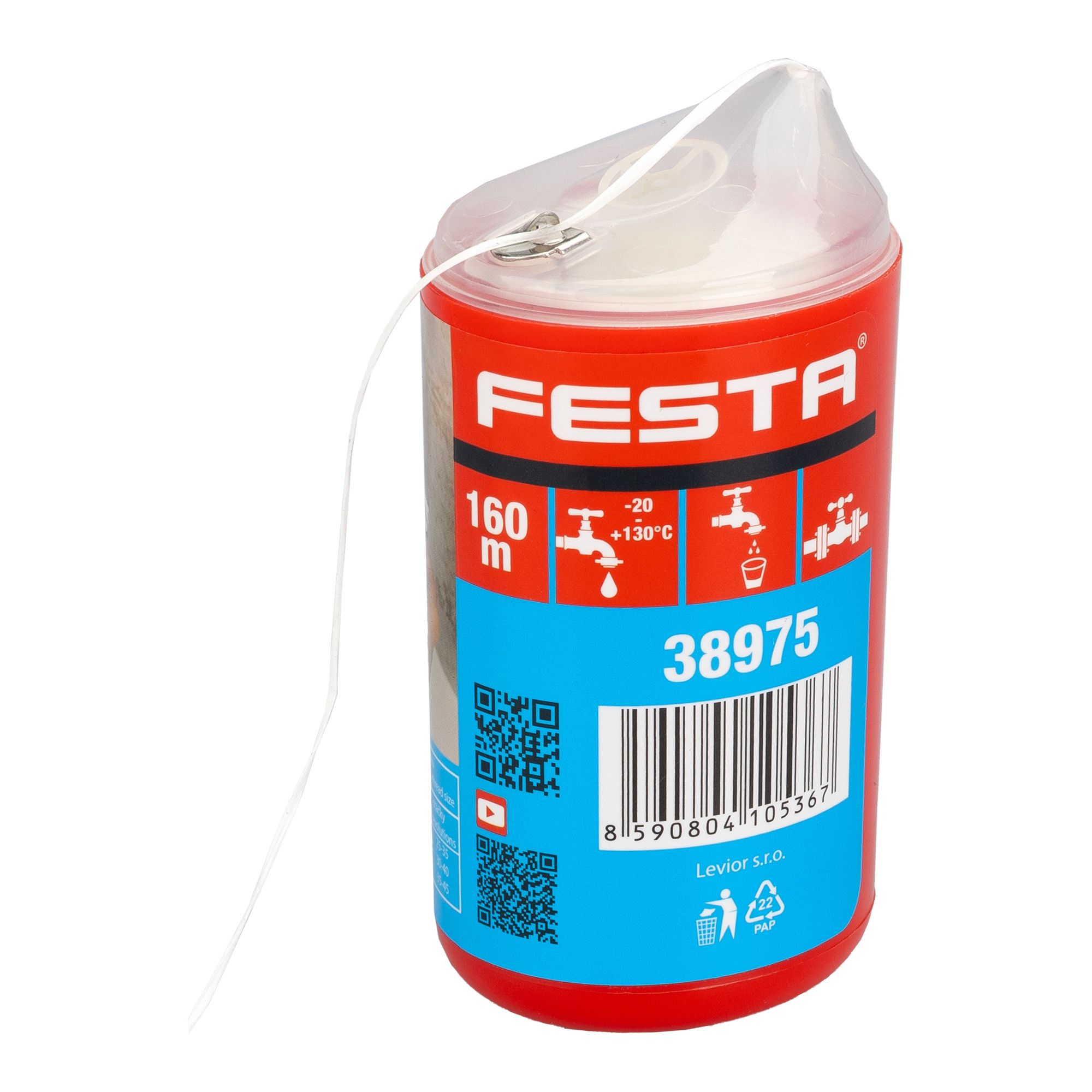 Těsnicí závitová nit, 160m, nylonová, FESTA