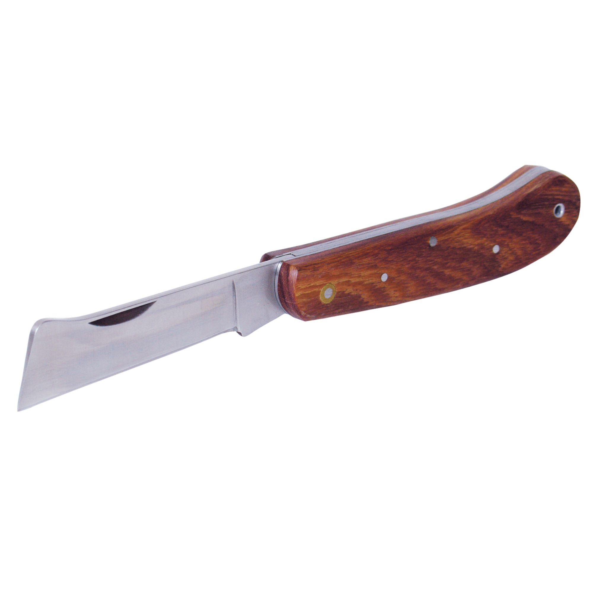 Nůž roubovací, nerez, rukojeť dřevěná, 18,5cm, FESTA