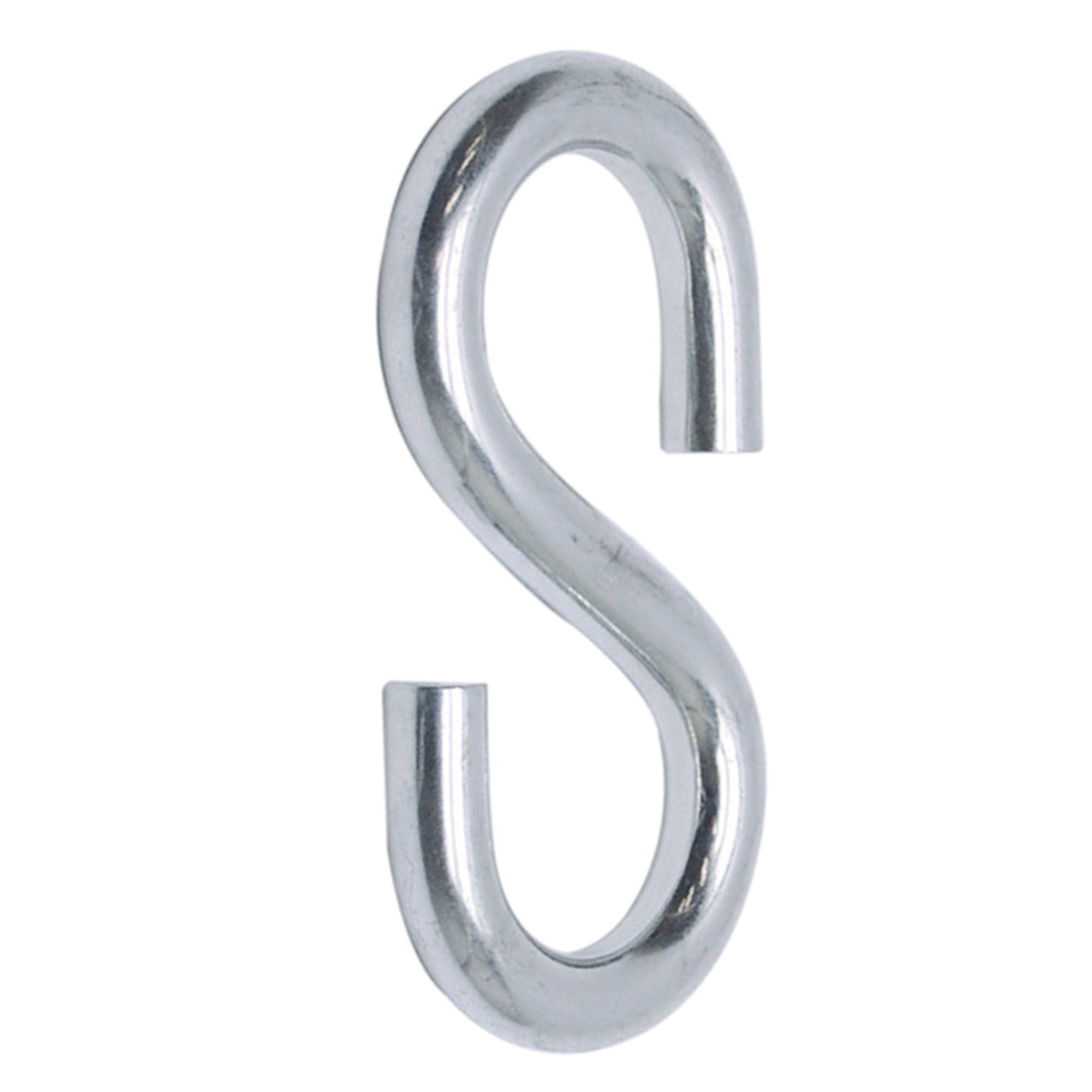 S hák, 6 x 55mm, ZN