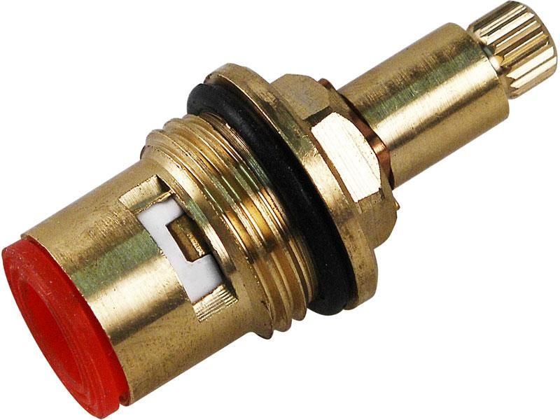 Vršek k vodovodním bateriím keramický, závit 1/2", tisícihran