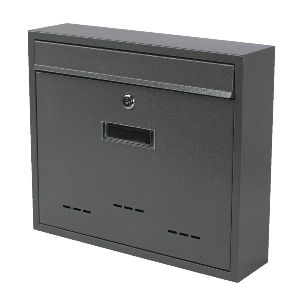 Poštovní schránka šedá struktura, 360x90x310mm, RADIM V.