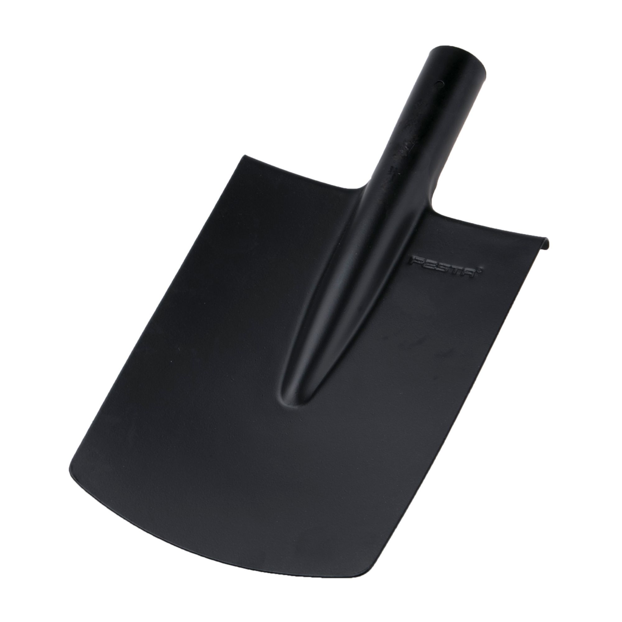 Rýč plochý, 21x30cm, černý, bez násady, FESTA