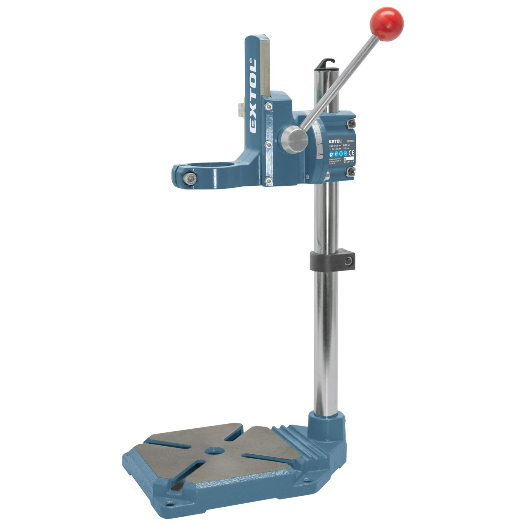 Stojan na vrtačku, upnutí 43-39-25mm, EXTOL PREMIUM